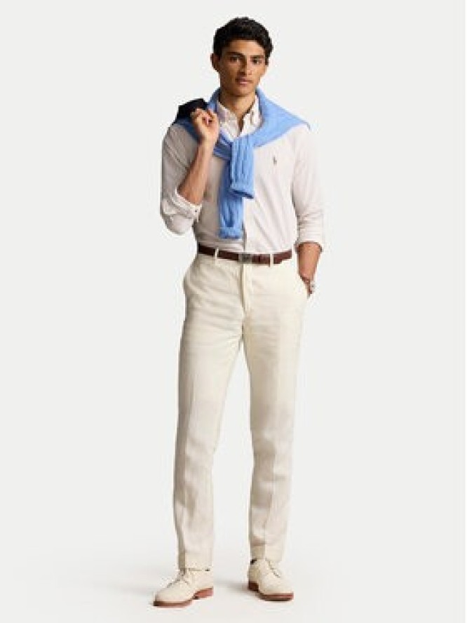 Polo Ralph Lauren Koszula 710934575003 Beżowy Slim Fit