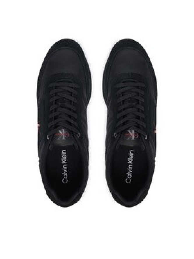 Calvin Klein Sneakersy Retro Runner Band Lth-Su HM0HM02212 Czarny