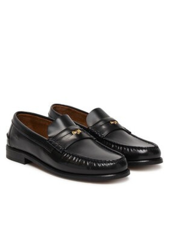 Tommy Hilfiger Mokasyny Hilfiger Penny Patent Lth Loafer FM0FM05687 Granatowy