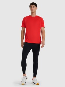 4F Legginsy do biegania szybkoschnące męskie - czarne S