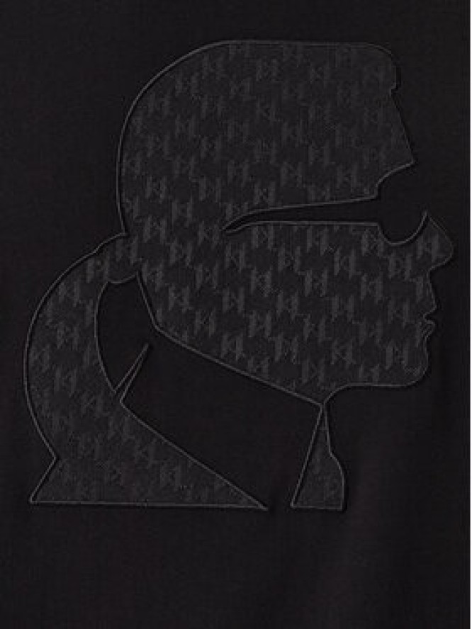 KARL LAGERFELD T-Shirt 755055 561221 Czarny Regular Fit