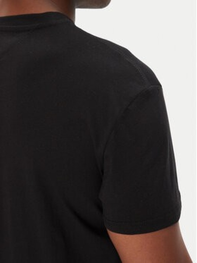 Tommy Jeans T-Shirt Flag Linear DM0DM21911 Czarny Regular Fit