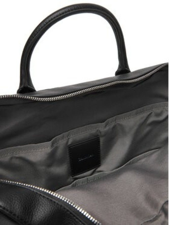 Calvin Klein Torba na laptopa Emblem Emboss Commuter LV04D3265G Czarny