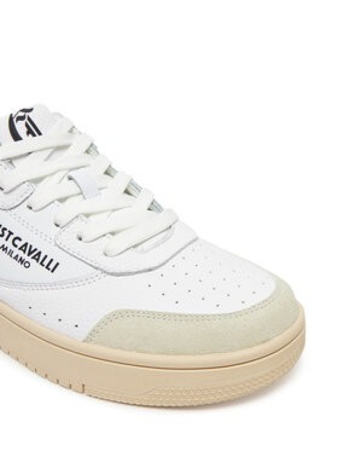 Just Cavalli Sneakersy 78QA3SM8 ZPA90 Biały