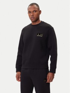 Armani Exchange Bluza XM001892 AF10818 MC004 Czarny Regular Fit