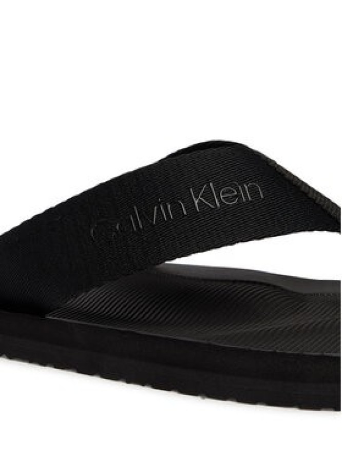 Calvin Klein Japonki Logo Webbing Strap HM0HM02106 Czarny