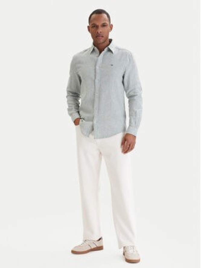 Tommy Jeans Koszula DM0DM22755 Zielony Regular Fit