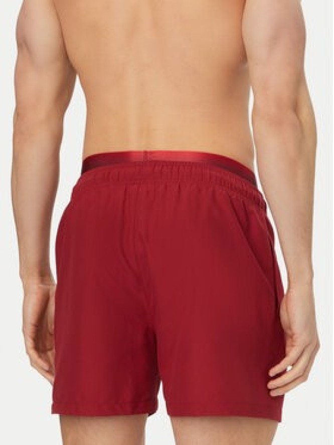 Emporio Armani Szorty sportowe EM000686 AF20432 U5050 Bordowy Regular Fit