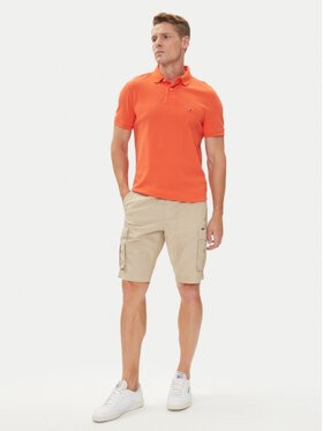 Petrol Industries Szorty materiałowe M-1050-SHO600 Beżowy Cargo Fit