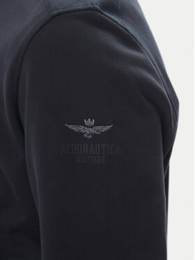 Aeronautica Militare Bluza 251FE2006F581 Granatowy Regular Fit