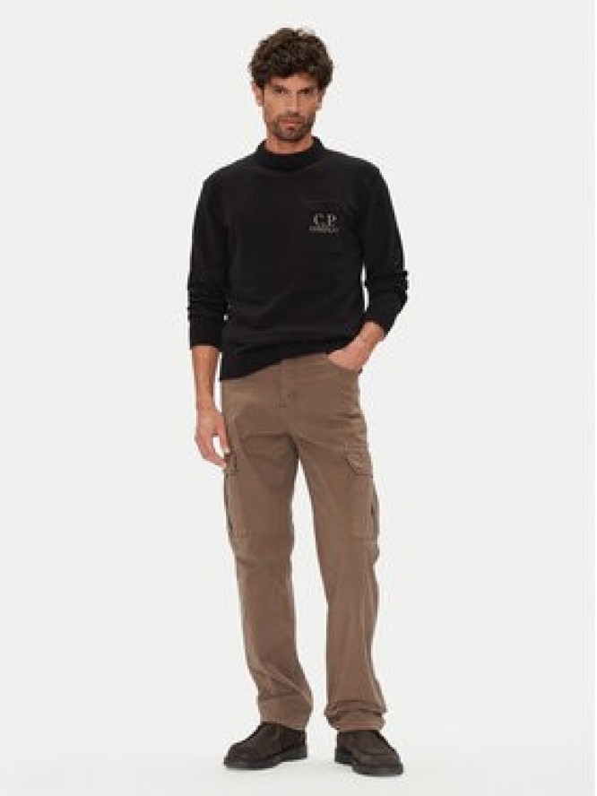 C.P. Company Sweter 19CMKN061A110432A Czarny Regular Fit