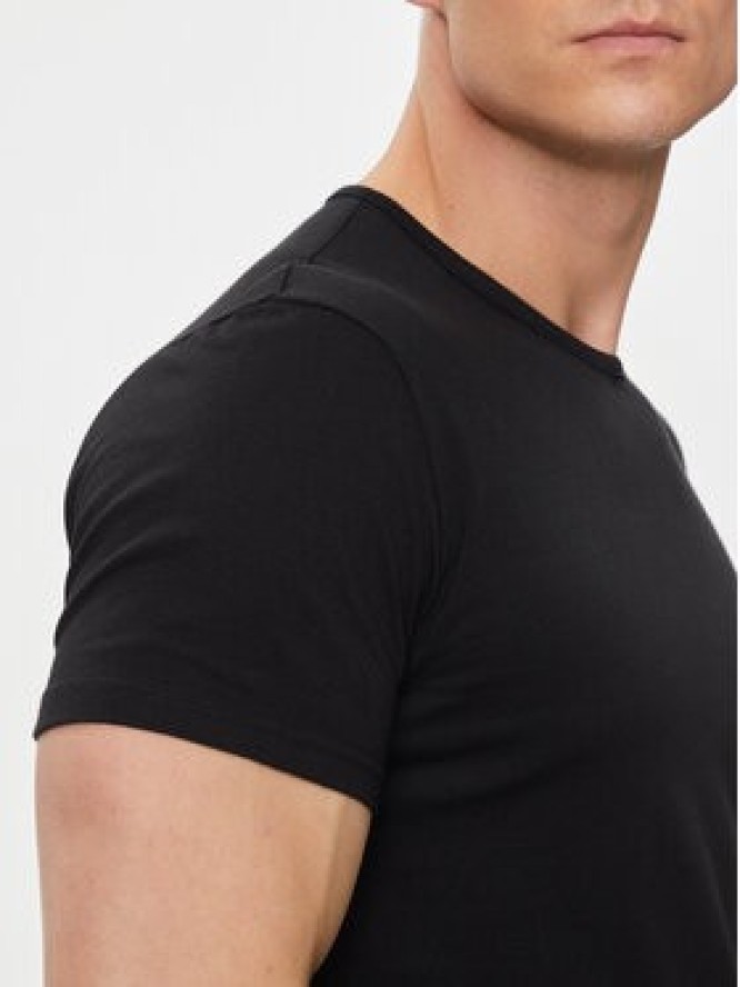 Versace T-Shirt Medusa AUU01005 Czarny Slim Fit