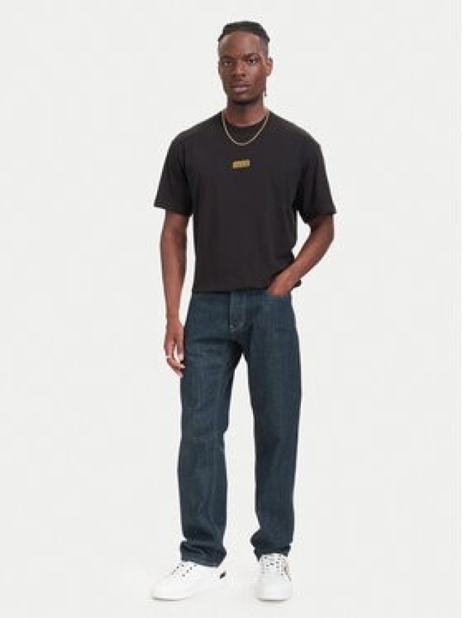 Versace Jeans Couture T-Shirt 80GAHT05 CJ00T Czarny Regular Fit