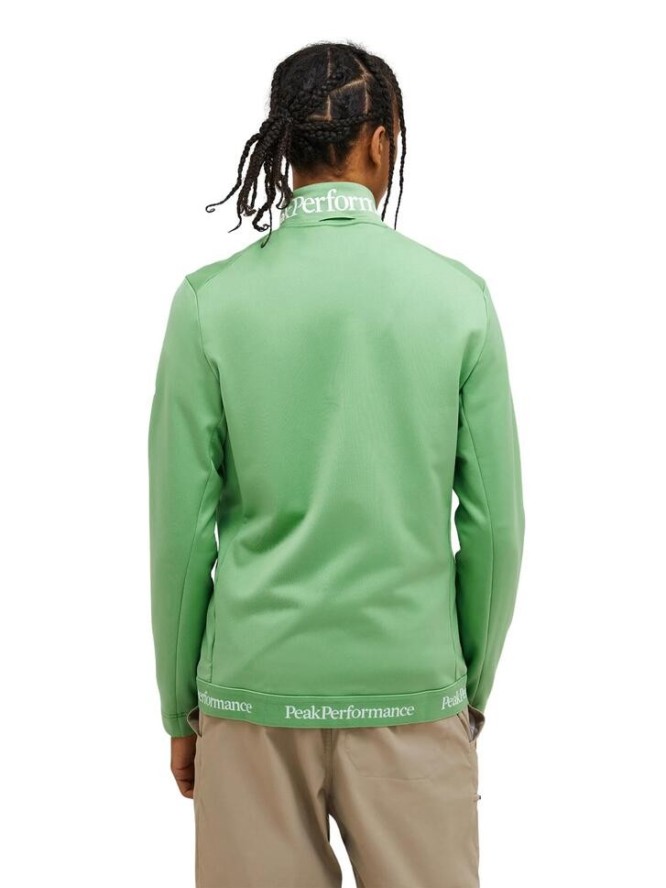 Bluza Peak Performance męska Rider Tech Zip Jacket zielona - XL