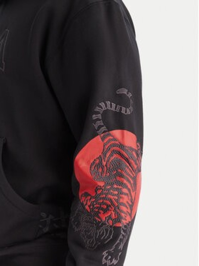 RVCA Bluza Tiger Sun 23A413505 Czarny Regular Fit