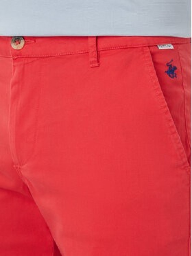 Beverly Hills Polo Club Szorty materiałowe B472456 Czerwony Regular Fit