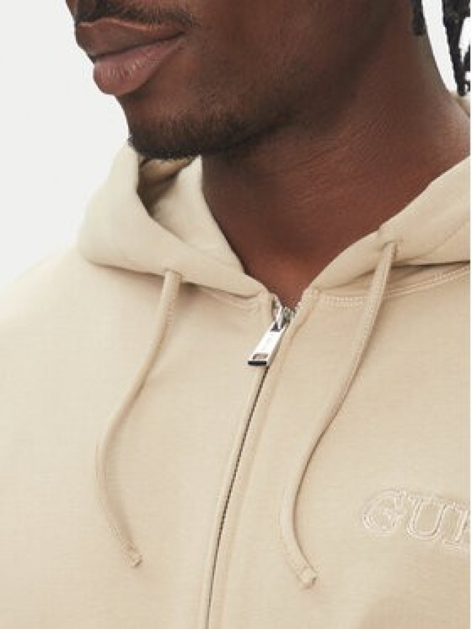 Guess Bluza U5RQ02 KCO31 Beżowy Regular Fit