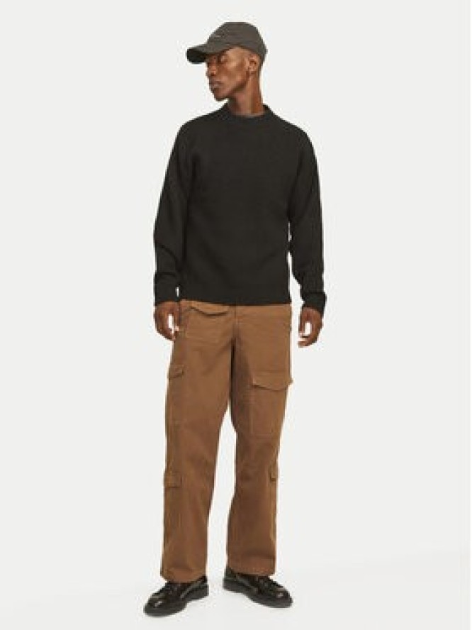 Jack & Jones Spodnie materiałowe Bill 12258307 Brązowy Relaxed Fit