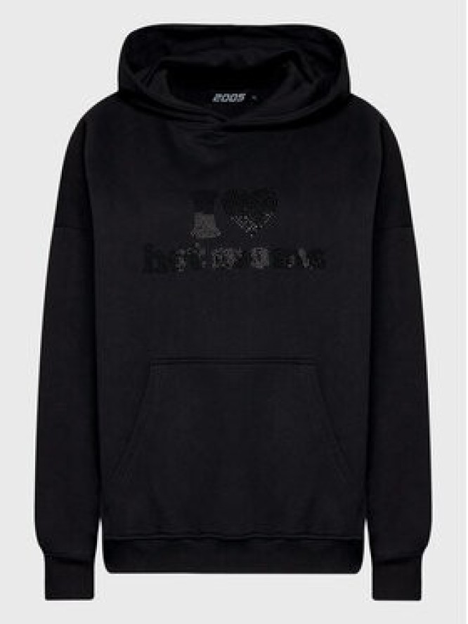 2005 Bluza Unisex Hot Moms Czarny Relaxed Fit