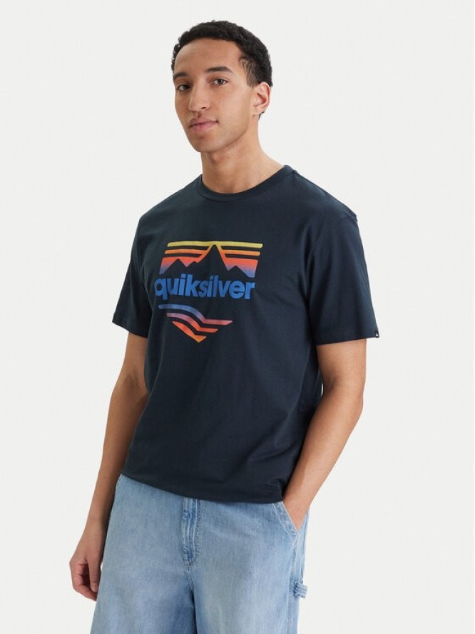 Quiksilver T-Shirt EV Horizon Fade EQYZT08289 Granatowy Regular Fit