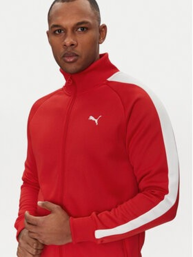 Puma Bluza T7 Always On 629587 Czerwony Regular Fit
