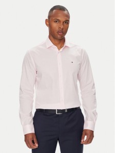 Tommy Hilfiger Koszula MW0MW38347 Różowy Slim Fit
