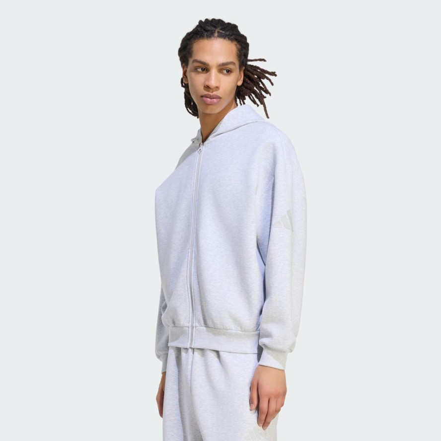 BLUZA Z KAPTUREM SOFT LUX FULL-ZIP