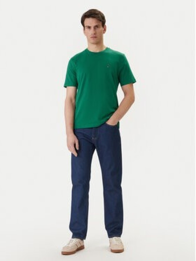 Tommy Hilfiger T-Shirt Ess Seasonal MW0MW39995 Zielony Regular Fit