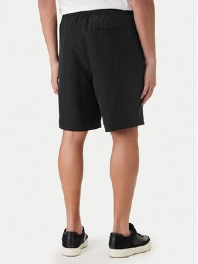 Calvin Klein Szorty materiałowe LV04LF614G Czarny Regular Fit