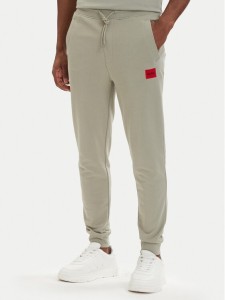 HUGO Spodnie dresowe Doak212 50447963 Zielony jasny Regular Fit
