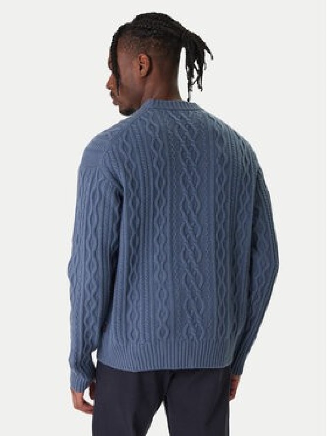 BOSS Sweter Kableto 50548689 Granatowy Regular Fit