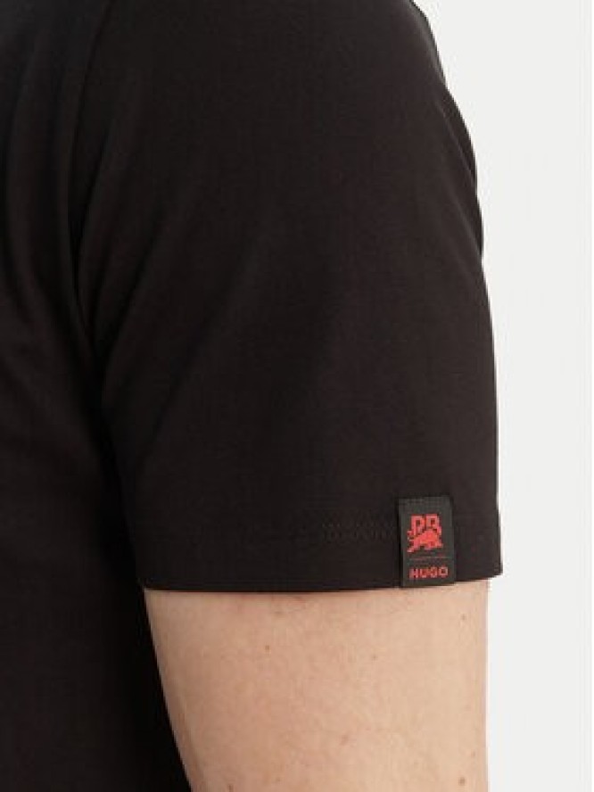 HUGO T-Shirt Dlix_RB 50559696 Czarny Regular Fit
