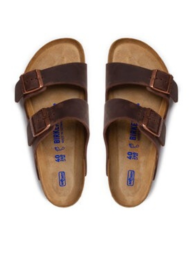 Birkenstock Klapki Arizona Bs 0452761 Brązowy