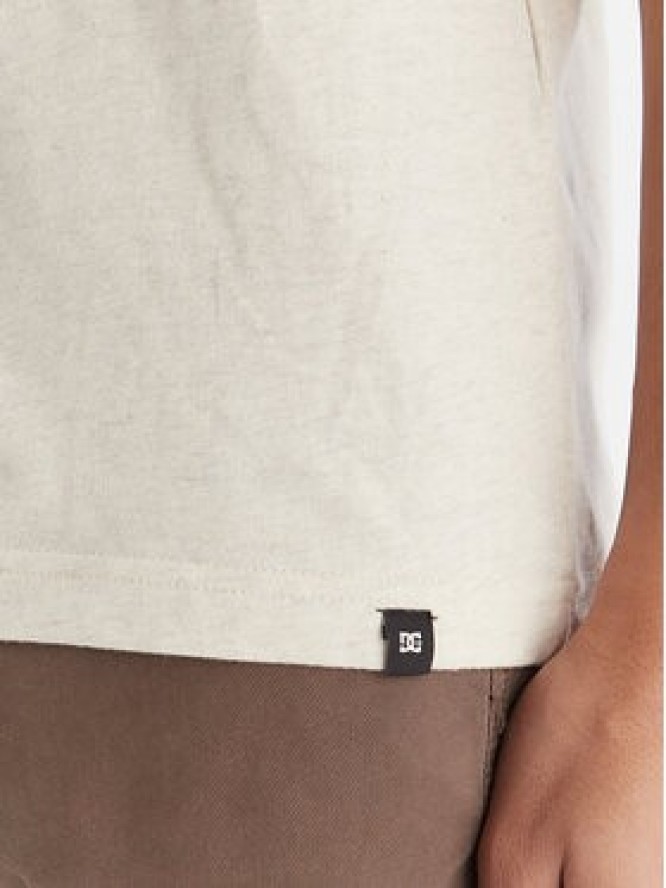 DC Shoes T-Shirt Star Pocket ADYZT05377 Beżowy Regular Fit