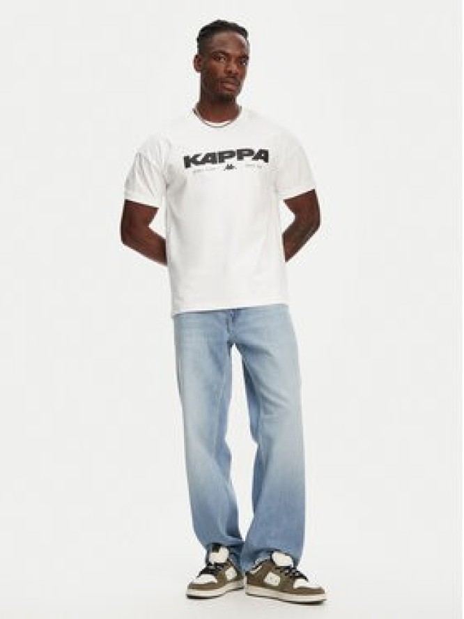 Kappa T-Shirt Nhisso 351S5MW Biały Regular Fit