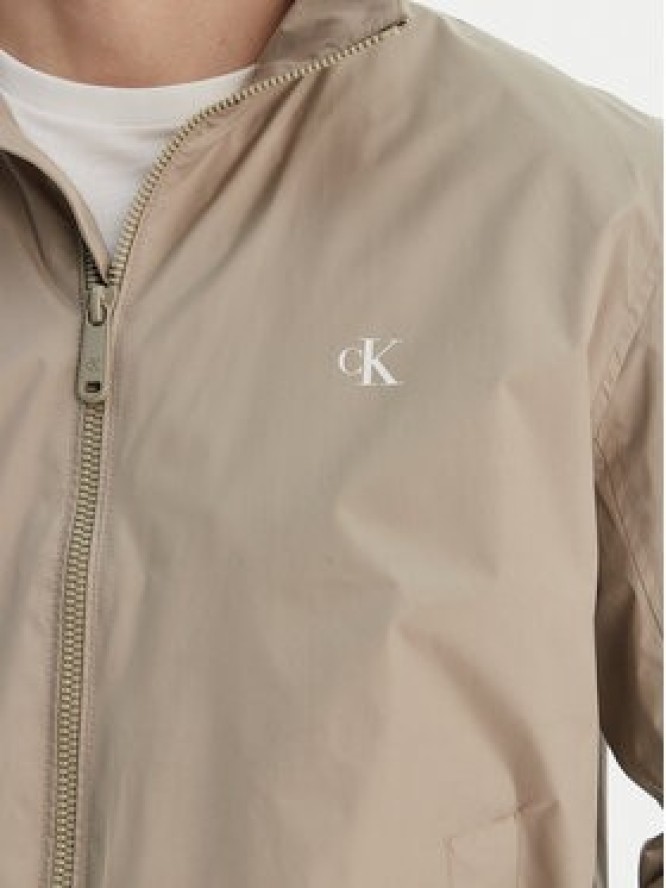 Calvin Klein Jeans Kurtka przejściowa Harrington LV04RF520G Brązowy Regular Fit
