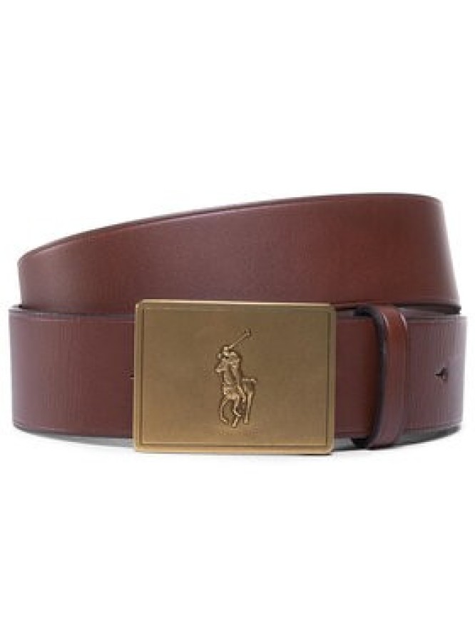 Polo Ralph Lauren Pasek Męski 36Mm Pp Plaque Belt 405691693002 Brązowy