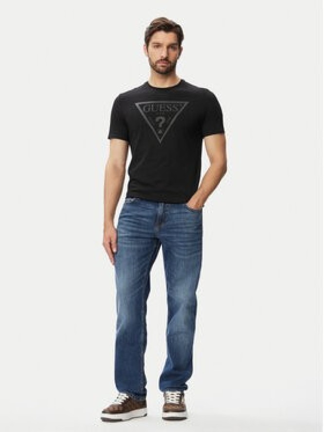 Guess T-Shirt M6YI71 K3745 Czarny Slim Fit