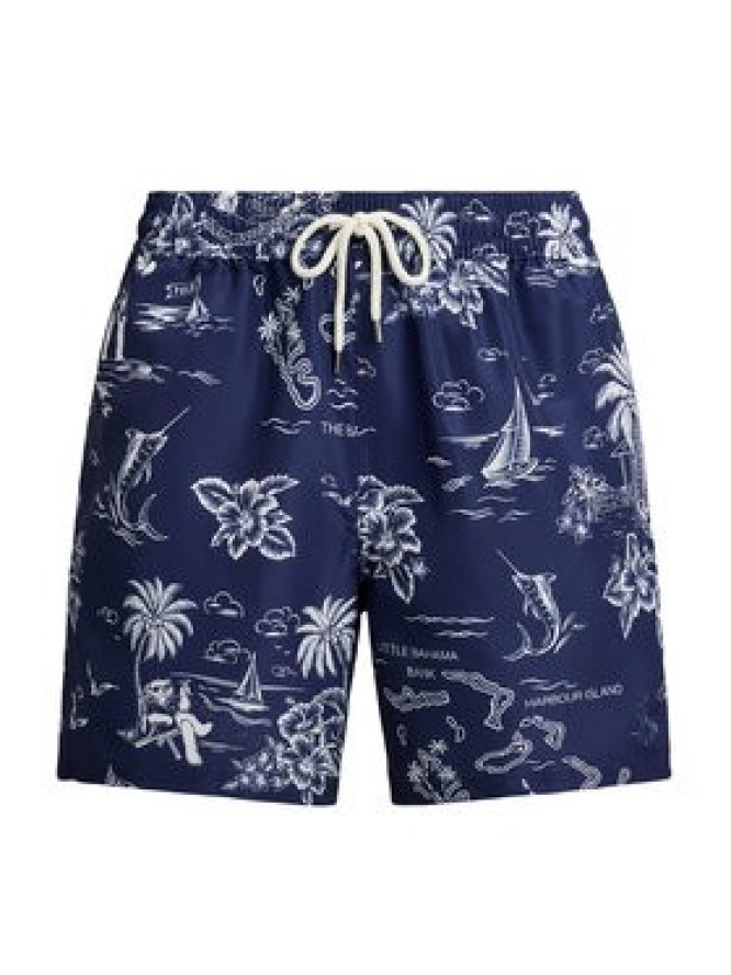 Polo Ralph Lauren Szorty kąpielowe 710B13658001 Granatowy Classic Fit