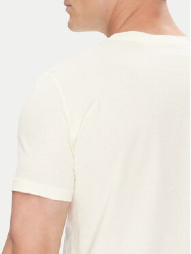 Mustang T-Shirt Austin 1016483 Beżowy Regular Fit