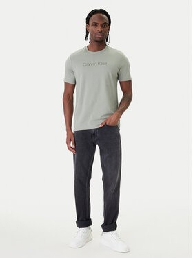 Calvin Klein T-Shirt LV04LF809G Szary Regular Fit