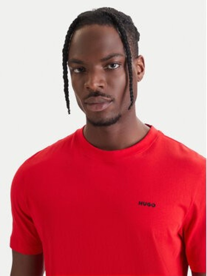 HUGO T-Shirt Dero222 50466158 Czerwony Regular Fit