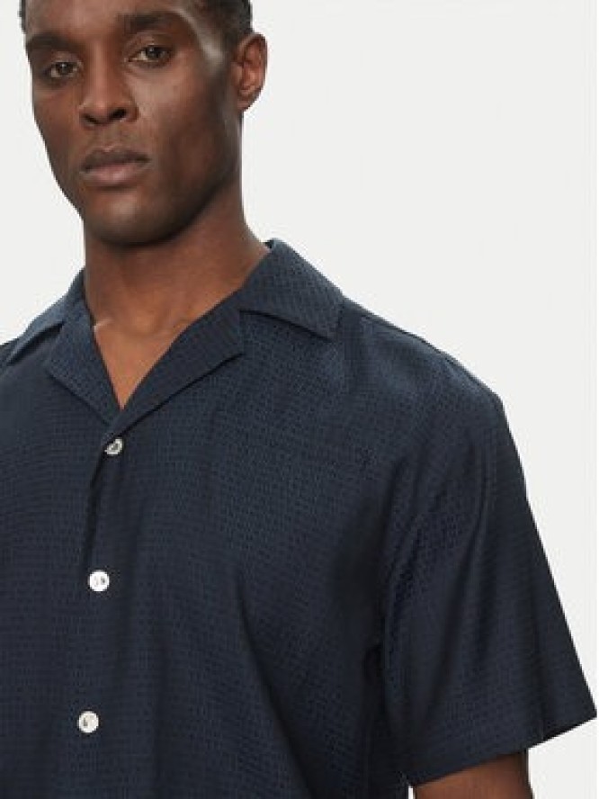 Richmond X Koszula UMP25061CA Granatowy Regular Fit