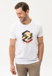Biały t-shirt T-SUNSET