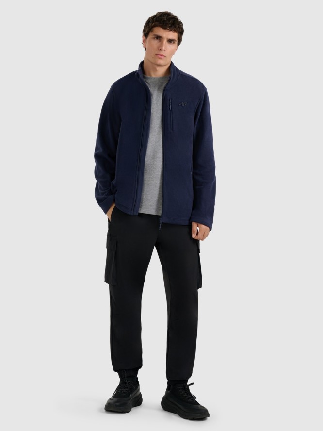 4F Polar regular ze stójką męski - granatowy M