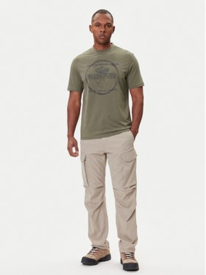 Napapijri T-Shirt S-Bald NP0A88SF Zielony Regular Fit