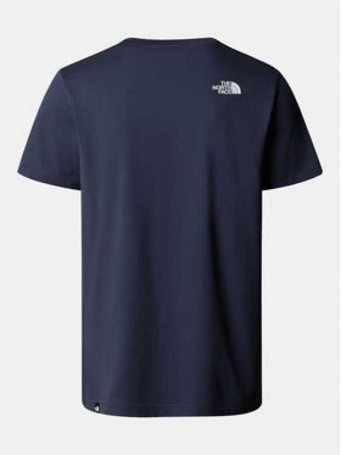 The North Face T-Shirt Simple Dome NF0A87NG Granatowy Regular Fit