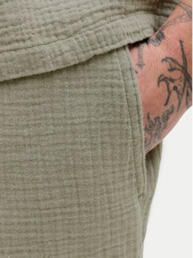 Jack & Jones Szorty materiałowe Jaiden 12274758 Khaki Relaxed Fit