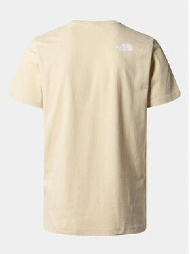 The North Face T-Shirt Woodcut Dome NF0A87NX Beżowy Regular Fit