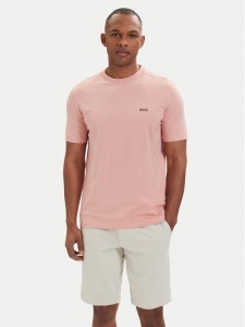 BOSS T-Shirt 50506373 Różowy Regular Fit